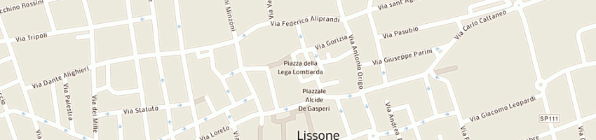 Mappa della impresa auser brianza a LISSONE