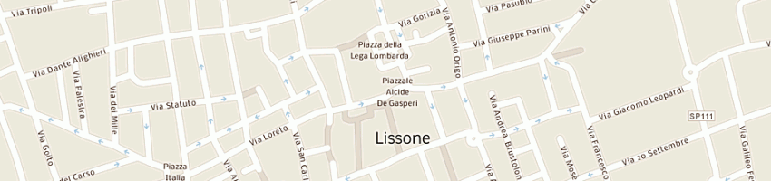 Mappa della impresa zecchin luciano a LISSONE