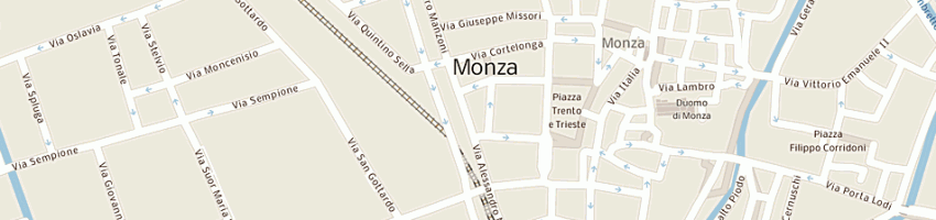 Mappa della impresa le scarpine di tabata di caldironi marco a MONZA