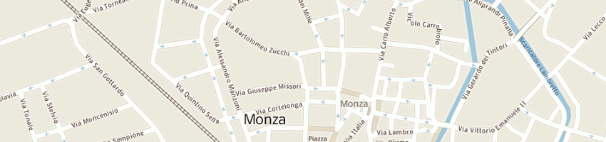 Mappa della impresa sabia rocchina a MONZA