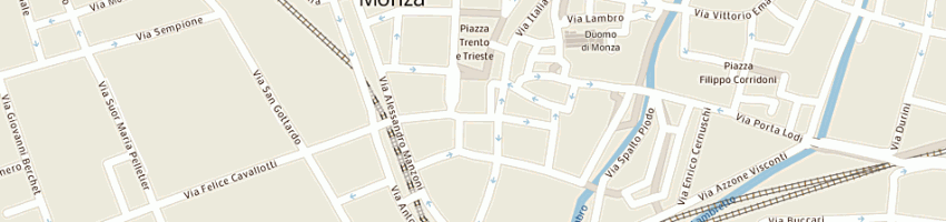 Mappa della impresa ylenia sas di azzolini fulvio e c a MONZA