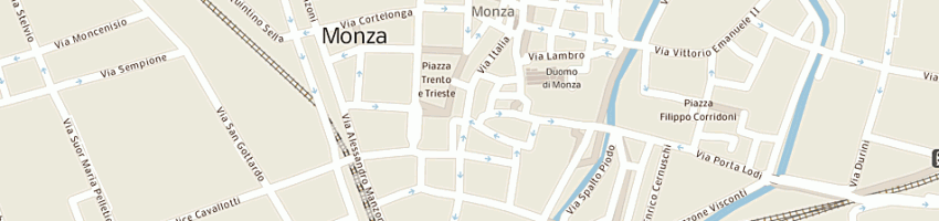 Mappa della impresa casa del formaggio a MONZA