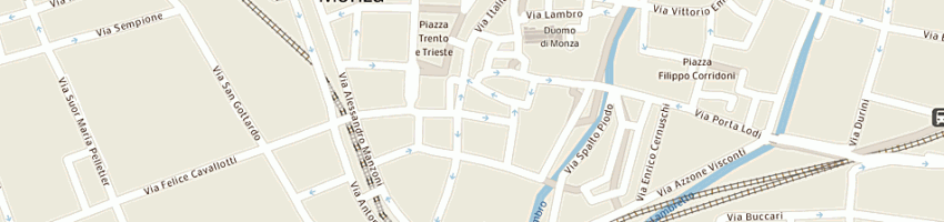 Mappa della impresa duesimi ezio a MONZA