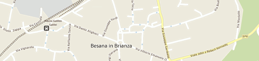 Mappa della impresa pandini fabrizio a BESANA IN BRIANZA