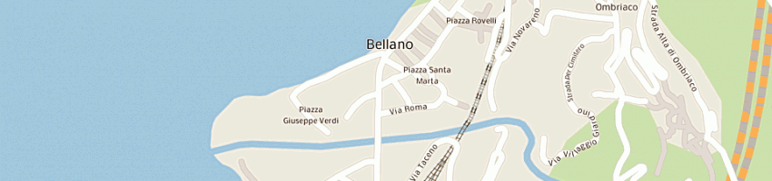 Mappa della impresa poste italiane a BELLANO