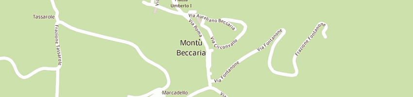 Mappa della impresa perrotta ada a MONTU BECCARIA