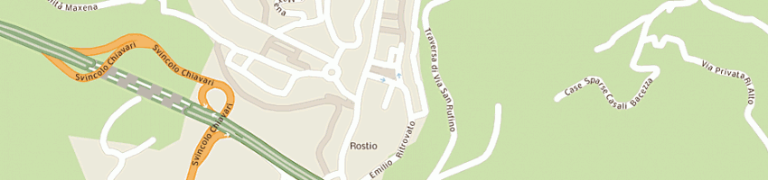 Mappa della impresa fratelli rocca di adriano rocca (snc) a CHIAVARI