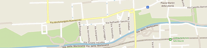 Mappa della impresa studio fontanella dr g - fumagalli rag d a CERNUSCO SUL NAVIGLIO