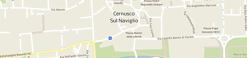 Mappa della impresa crescimbeni luigi a CERNUSCO SUL NAVIGLIO