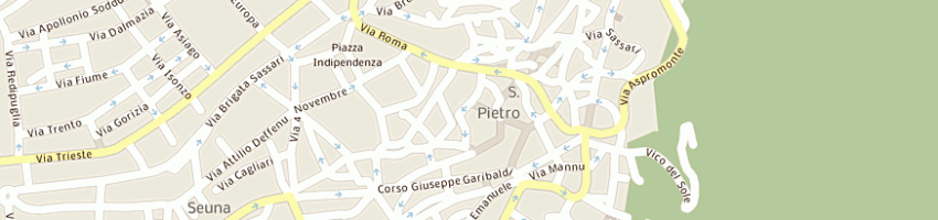 Mappa della impresa ristorante pizzeria pit stop di cambedda a NUORO