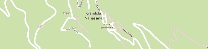 Mappa della impresa conti gianpiero a CRANDOLA VALSASSINA