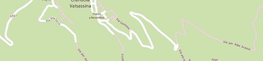 Mappa della impresa trattoria crandola a CRANDOLA VALSASSINA