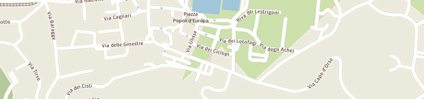 Mappa della impresa hotel del molo a PALAU