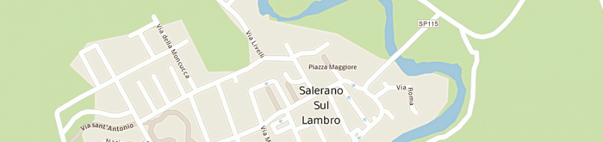 Mappa della impresa comune di salerano sul lambro a SALERANO SUL LAMBRO