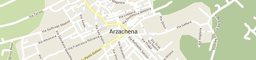 Mappa della impresa comune di arzachena a ARZACHENA