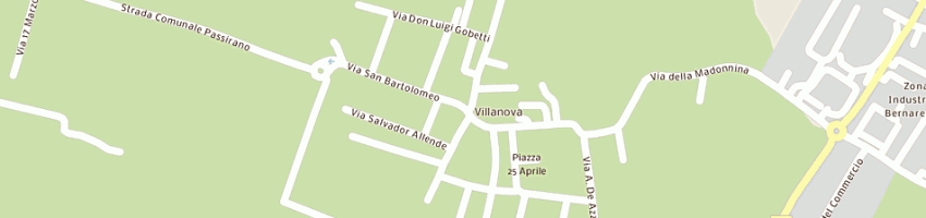 Mappa della impresa gasparetto maurizio a BERNAREGGIO