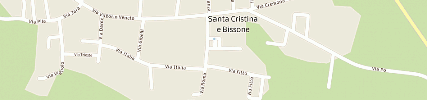 Mappa della impresa scuole elementari a SANTA CRISTINA E BISSONE