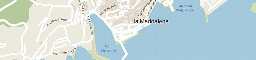 Mappa della impresa mg srl a LA MADDALENA