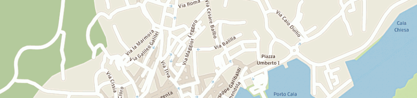 Mappa della impresa studio di architettura ed urbanistica acquamarina di lcarpaneda e c a LA MADDALENA