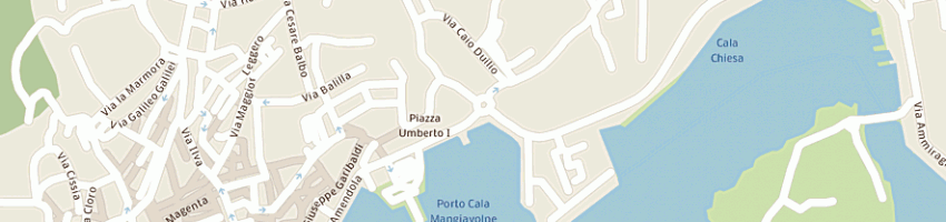 Mappa della impresa poste italiane a LA MADDALENA