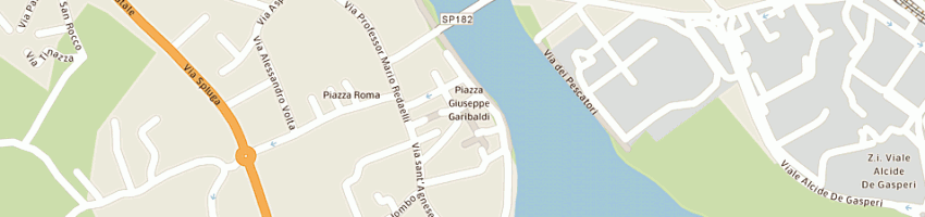 Mappa della impresa ristorante la lampara a OLGINATE