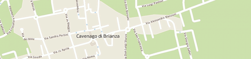 Mappa della impresa fumagalli loretta a CAVENAGO DI BRIANZA