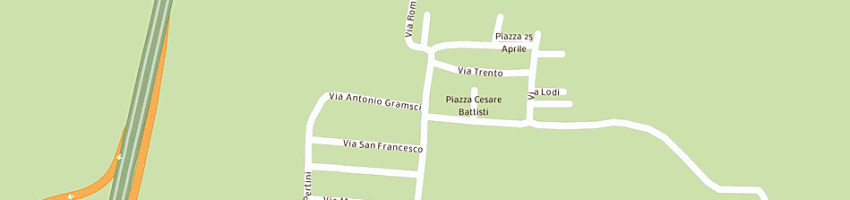 Mappa della impresa centro ippico il pioppo a MERLINO