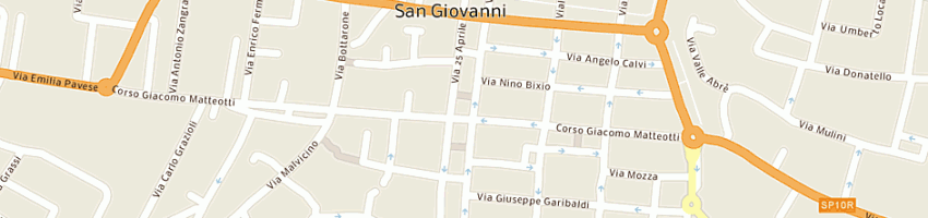 Mappa della impresa boutique principe a CASTEL SAN GIOVANNI