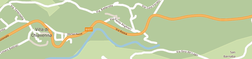 Mappa della impresa flli giacomini snc a VILLA DI CHIAVENNA