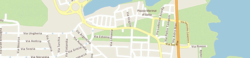 Mappa della impresa modde fabio a OLBIA