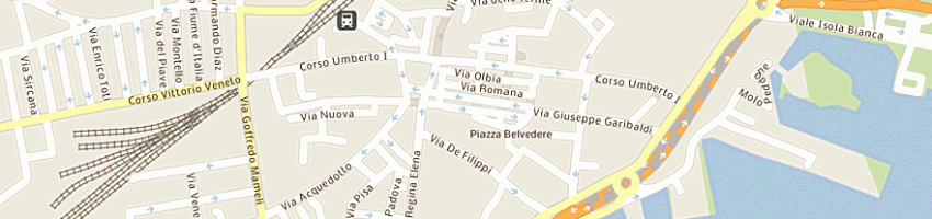 Mappa della impresa casula paolo a OLBIA