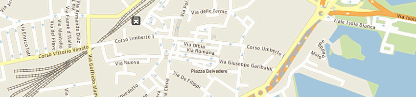 Mappa della impresa ferrara piera a OLBIA