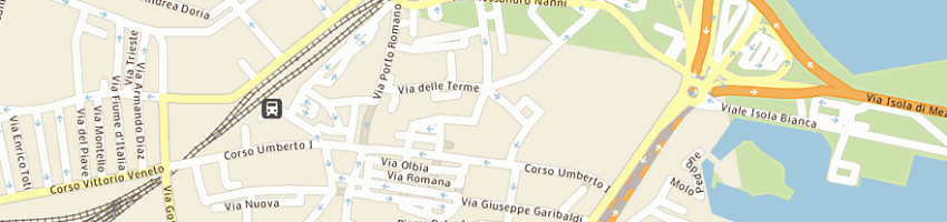 Mappa della impresa studio d'ingegneria a OLBIA