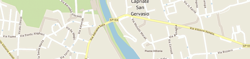 Mappa della impresa ristorante hotel vigneto srl a CAPRIATE SAN GERVASIO