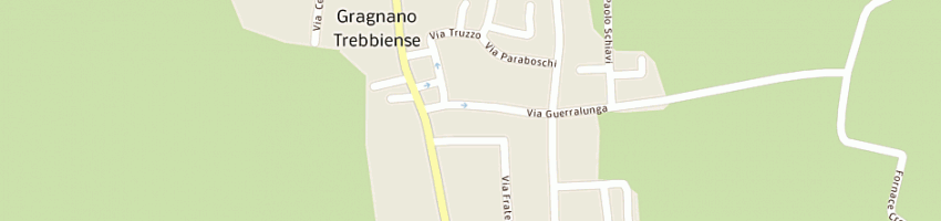 Mappa della impresa centro benessere le ginestre snc a GRAGNANO TREBBIENSE