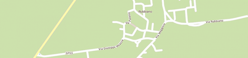 Mappa della impresa giupponi giuliano luigino a CREDERA RUBBIANO