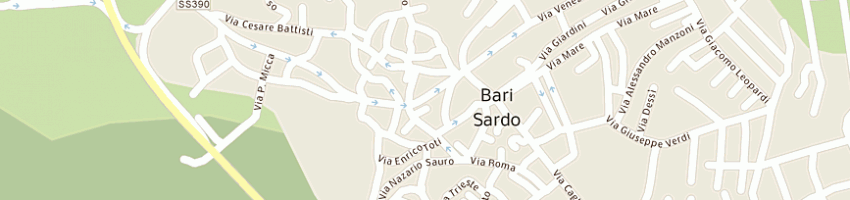 Mappa della impresa tascedda terenzio a BARI SARDO