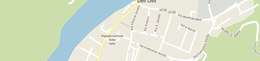 Mappa della impresa bar gelateria del sole a PONTE DELL OLIO