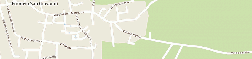 Mappa della impresa trattoria san pietro di ghisoni virgilio gaetano e c snc a FORNOVO SAN GIOVANNI