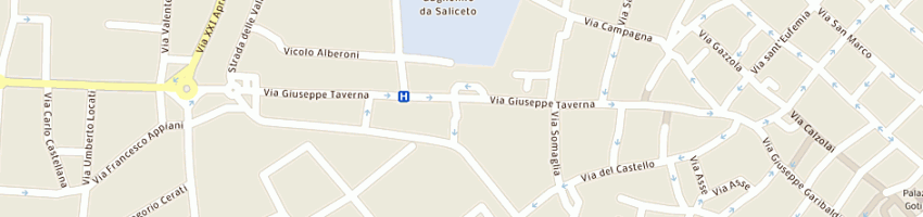 Mappa della impresa repetti angelo a PIACENZA