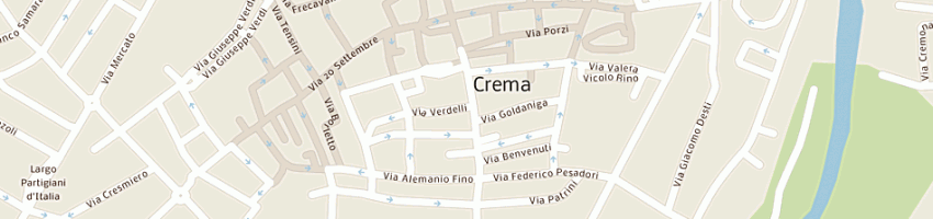 Mappa della impresa studio tecnico cambie di cambie fabio e c sas a CREMA