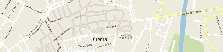 Mappa della impresa domar (srl) a CREMA