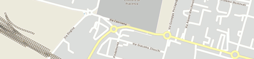 Mappa della impresa comermac srl a PIACENZA