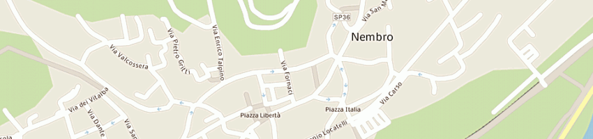 Mappa della impresa acli nembro soccoopa rl a NEMBRO