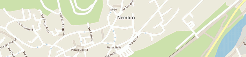 Mappa della impresa daina centro odontostomatologico a NEMBRO