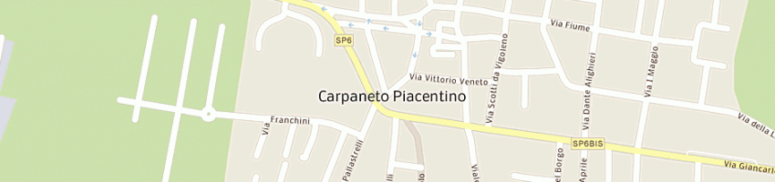 Mappa della impresa l'incontro sas a CARPANETO PIACENTINO