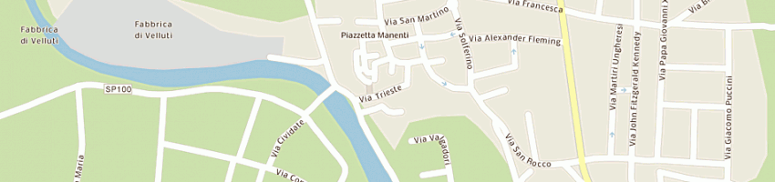 Mappa della impresa pedroni vittorio antica macelleria de meza rata a PONTOGLIO