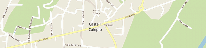 Mappa della impresa seg-ma 3 srl a CASTELLI CALEPIO