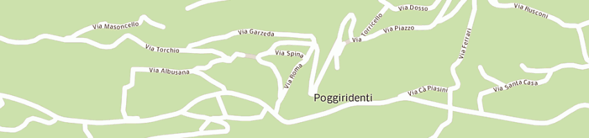 Mappa della impresa gugiatti luciano a POGGIRIDENTI