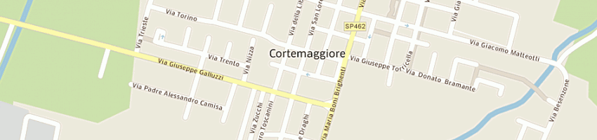 Mappa della impresa bianchi paolo a CORTEMAGGIORE